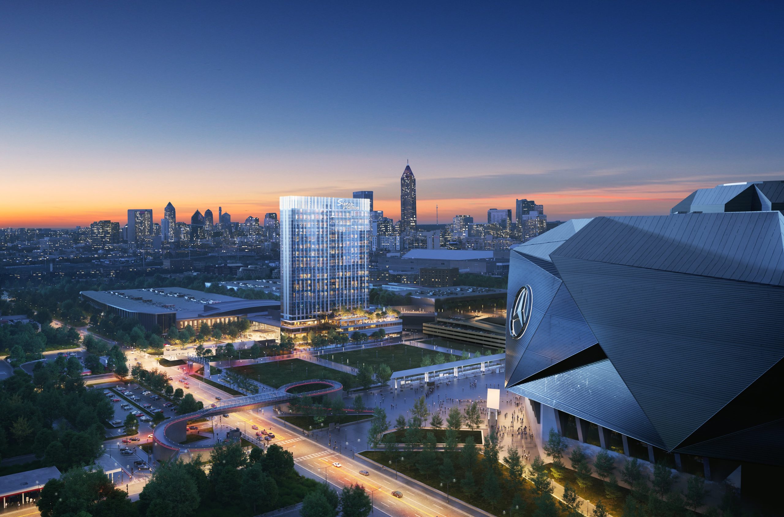 SIGNIA hotel in atlanta hotels near mercedes-benz hotel